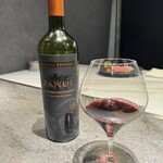 恵比寿 鉄板焼き Sublime - チリの赤ワイン