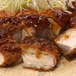 とんかつ桂 - 上ロースかつ定食1,600円