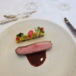 綱町三井倶楽部 - 鴨胸肉ロースト　カシスソース