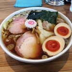 Iimura Seisakujo - 味玉ワンタン醤油ラーメン