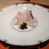 馳走 風々 - お造り（クエと真鯛）