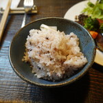 Kamosou Shokudou - 奈良県産 無農薬米のごはん、旬野菜の塩麹漬
