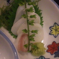 よつ谷 - タコの刺身！吸盤つき！