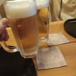 いも膳 - 乾杯のビール〜(^_-)