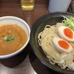 ガンコンヌードル - 味玉エビつけ麺