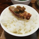 キッチン ブルー グローブ - オンザ・ライス、デュクセルも乗せます