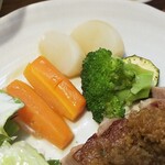 キッチン ブルー グローブ - そろそろ野菜を食べようか