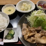 Shokusai Bishu Yashima - 生姜焼き定食850円