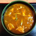 岩正 - カレーうどん＋御飯（小）