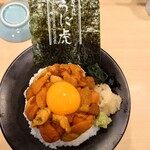 築地うに虎 - 本日のウニ丼　6600円