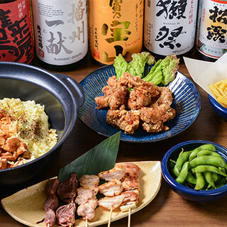 可享用自製火鍋和串燒的無限暢飲套餐3,500日元起！