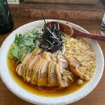 肉そば鳥中華 ざぶん - あっつい鶏中華