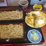 JINYA - 「せいろ蕎麦＋地魚天ぷらセット」
