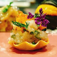 蓮 - 甘海老の紹興酒漬け