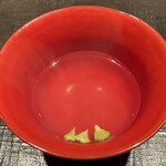 新ばし 星野 - フキノトウの小吸物