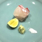 新ばし 星野 - （お造り）明石の鯛