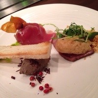 神戸ステーキハウス 和豪 - 生ハムと鶏レバーのムース