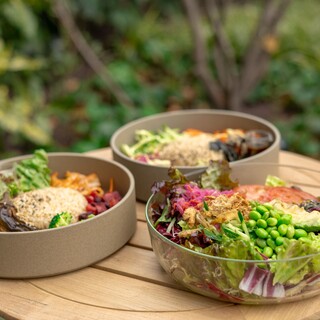 ヴィーガンの概念が変わる？豊富なトッピングが楽しいサラダバー