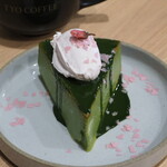 リットコーヒー&ティースタンド - さくら餡の濃厚抹茶プリン（650円） 
