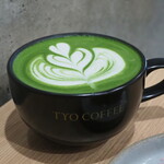 リットコーヒー&ティースタンド - オリジナルブレンドの抹茶ラテ（680円）