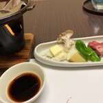 紅梅亭 - 讃岐オリーブ牛ステーキ陶板焼き