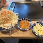 月島もんじゃ・お好み焼き てっぱん - 目に前で調理もんじゃ編