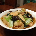 楽山 - 五目あんかけ焼きそば