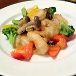 楽山 - 海老塩炒め