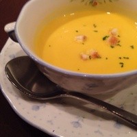 神戸ステーキハウス 和豪 - カボチャのポタージュ