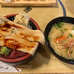 玄海寿司 本店 - 穴鉄火丼1290円