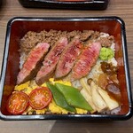 神戸牛ダイア 浅草1号店 - 神戸牛ステーキ重 極上赤身