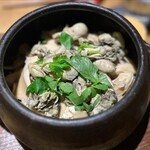 Tahara - 土鍋ご飯　牡蠣と舞茸
