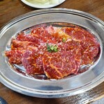 Yakiniku Gen - カルビ&ロース焼肉ランチお肉大盛り(カルビ、ロース)