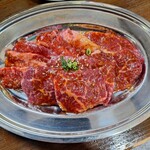 焼肉 源 - 料理写真:カルビ&ロース焼肉ランチお肉大盛り(カルビ、ロース)