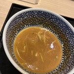 麺屋一燈 - 食べ始める前デス。