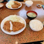 林や - ロースカツ定食(180g)　1,250円