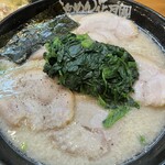 Raamen Kagetsu Arashi - 塩チャーシュー麺大盛りほうれん草トッピング