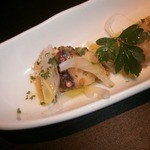 島ダコとドライトマトのマリネup