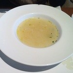 エノテカ・オルモ・デル・カウカソ - 肉コースの玉葱のスープ