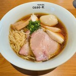 ramen case-k - とりのらぁめん(醤油)特製