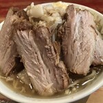 ラーメン二郎 - 小ラーメン豚マシ（豚5枚）