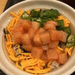 なか卯 - いか明太丼、並盛りです