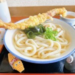 手打麺や 大島 - ゲソ天うどんですぅ