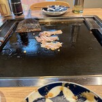 月島もんじゃ・お好み焼き てっぱん - 目の前で調理お好み焼き編