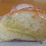 pain presso - ピスタチオクリーム断面