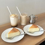 Swimpond coffee - 断面のきれいなチーズケーキ♡