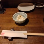 居酒屋 江島家 - 小鉢は自家製ポテサラでした。