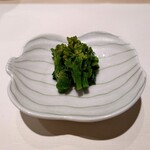 鮨 みずかみ  - 菜の花のお浸し