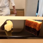 鮨 みずかみ  - べったら漬け・玉子