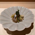 鮨 みずかみ  - さよりの昆布締め